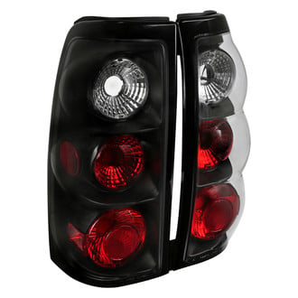 Spec-D® - Driver and Passenger Side Black/Red Euro Tail Lights