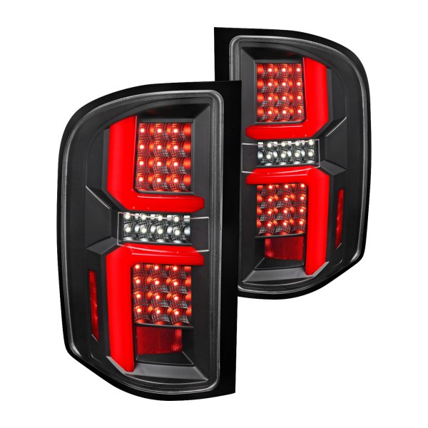 Spec-D® - Black Fiber Optic LED Tail Lights