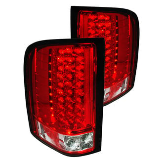 Spec-D® - Driver and Passenger Side Chrome/Red LED Tail Lights