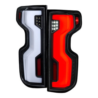 Spec-D® - Driver and Passenger Side Matte Black Sequential Fiber Optic LED Tail Lights