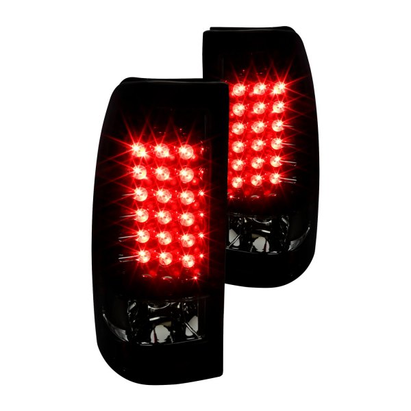 Spec-D® - Gloss Black LED Tail Lights
