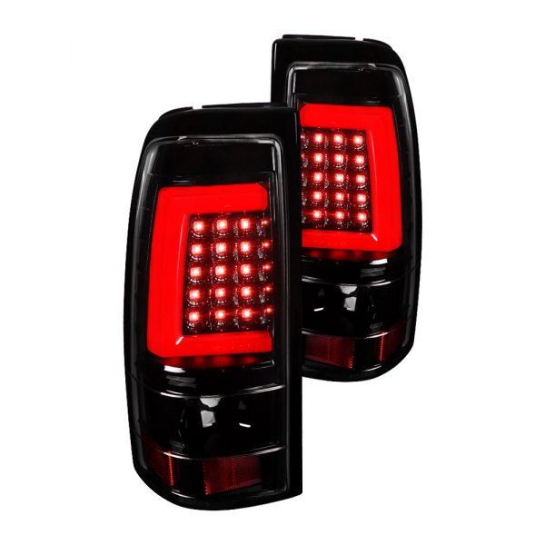 Spec-D® - Pearl Black Fiber Optic LED Tail Lights