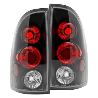 Spec-D® - Driver and Passenger Side Black/Red Euro Tail Lights