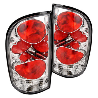 Spec-D® - Driver and Passenger Side Chrome/Red Euro Tail Lights