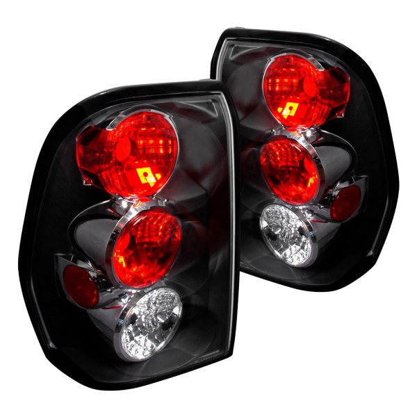 Spec-D® - Black/Red Euro Tail Lights, Chevy Trailblazer