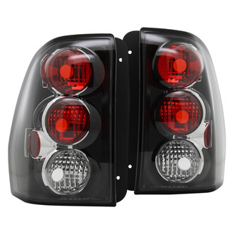 Spec-D® - Driver and Passenger Side Black/Red Euro Tail Lights