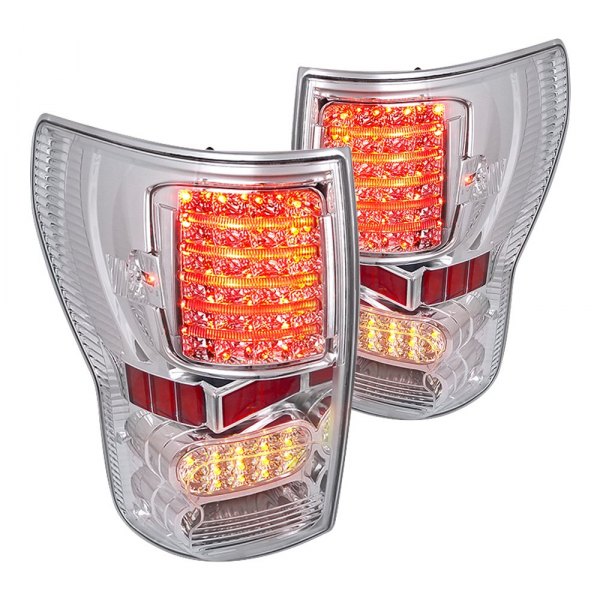 Spec-D® - Chrome LED Tail Lights, Toyota Tundra