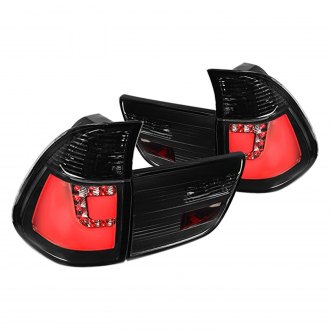 Spec-D® - Black/Smoke Fiber Optic LED Tail Lights