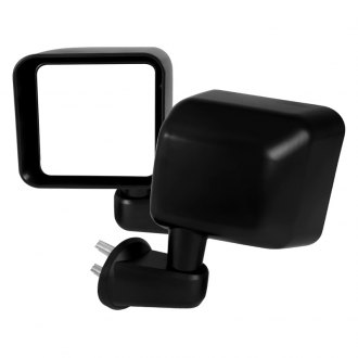 Jeep Wrangler Towing Mirrors | Replacement, Universal, Clip-On
