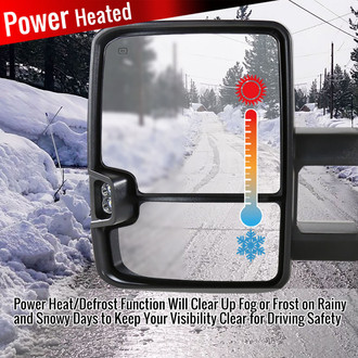 Spec-D® - Driver and Passenger Side Power Towing Mirrors (Heated)