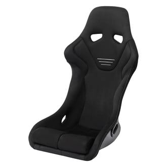Spec-D® - Fiber Glass Black Suede Bucket Racing Seat