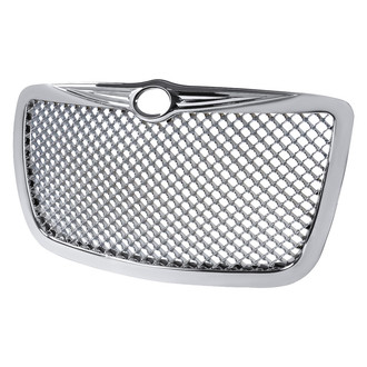 Spec-D® - 1-Pc Chrome Mesh Main Grille