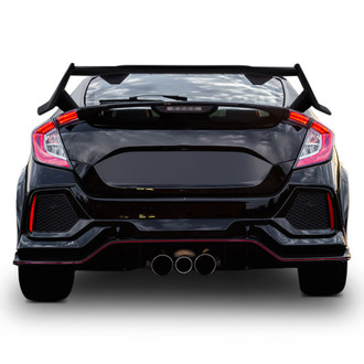 Spec-D® - T-R Style Matte Black Rear Spoiler