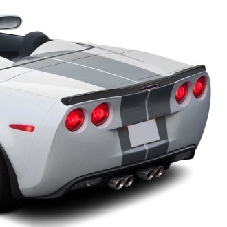 Spec-D® - FRP Style Matte Black Rear Spoiler