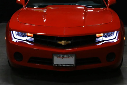 Spec-D® - Driver and Passenger Side Chrome DRL Bar Projector Headlights, Installation