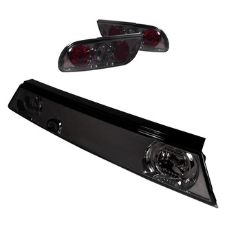 Spec-D® - Euro 3-Piece Kit (Driver and Passenger Side Tail Lights, Trunk Light)