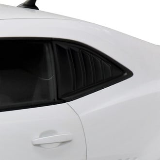 Spec-D® - Matte Black Rear Quarter Window Louvers