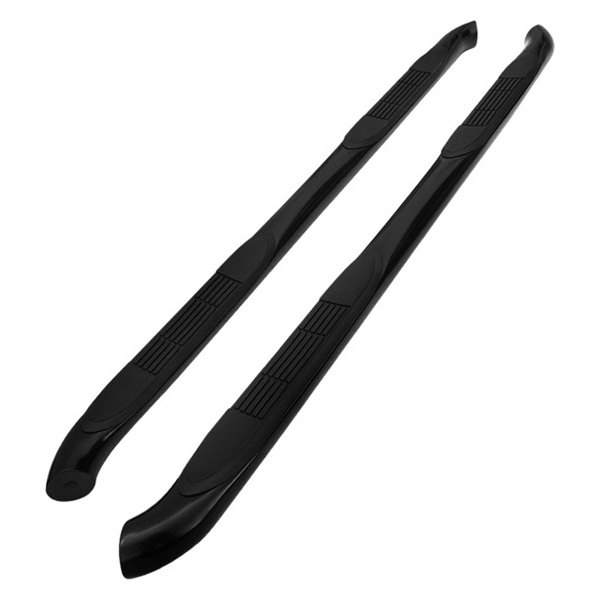 Spec-D® - 3" Black Round Side Step Bars