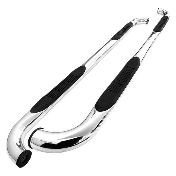 SpecD® SSB3RAM0915CCS2WB 3" Cab Length Chrome Round Side Step Bars
