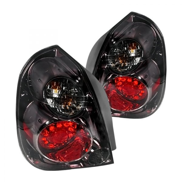 Spec-D® - Black Red/Smoke LED Tail Lights, Nissan Altima