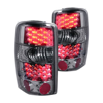 Spec-D® - Driver and Passenger Side Chrome/Smoke LED Tail Lights