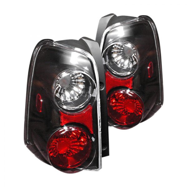 Spec-D® - Black/Red Euro Tail Lights, Ford Escape