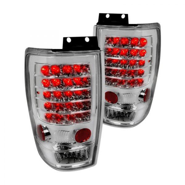 Spec-D® - Chrome LED Tail Lights, Ford Expedition