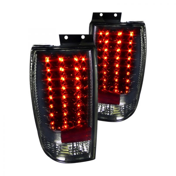 SpecD® Ford Expedition 2000 Black/Smoke LED Tail Lights