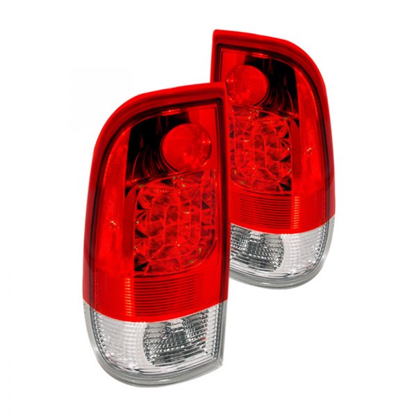 Spec-D® - Chrome/Red LED Tail Lights