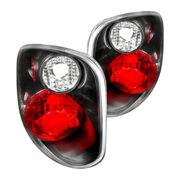 Spec-D® - Black/Red Euro Tail Lights, Ford F-150
