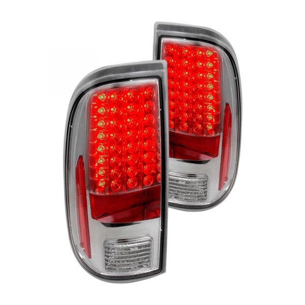 Spec-D® - Chrome LED Tail Lights, Ford F-550