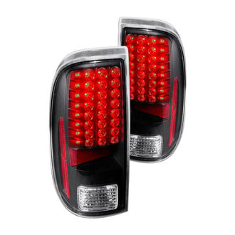 Spec-D® - Driver and Passenger Side Black LED Tail Lights