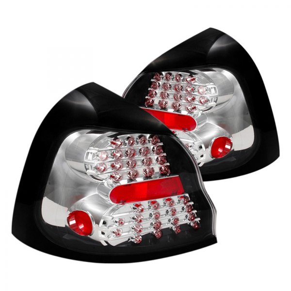 Spec-D® - Chrome LED Tail Lights, Pontiac Grand Prix