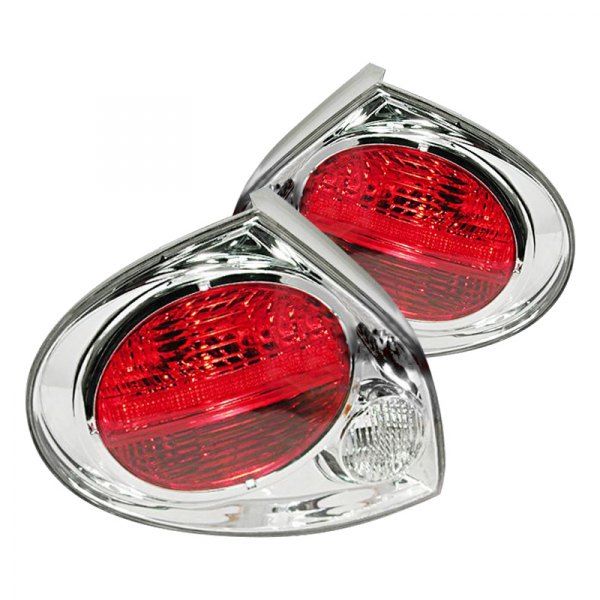 Spec-D® - Chrome/Red Factory Style Tail Lights, Nissan Maxima