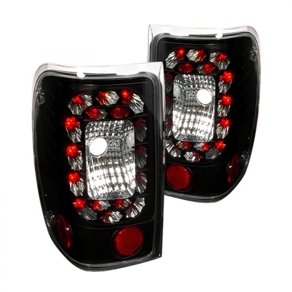 Spec-D® - Black LED Tail Lights, Ford Ranger