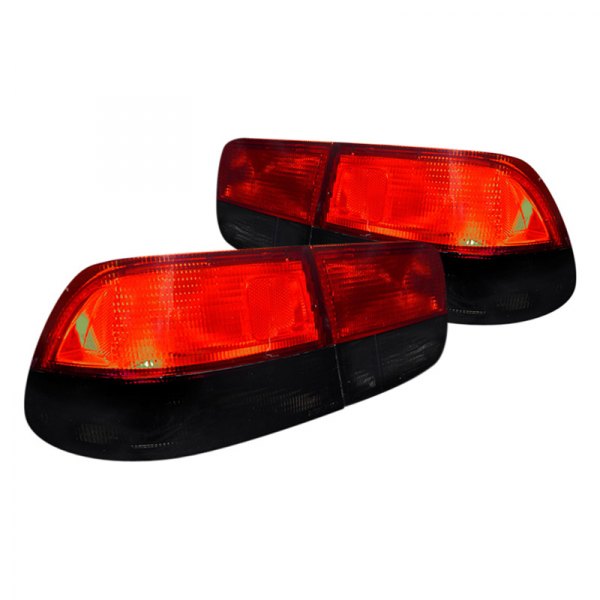 Spec-D® - Chrome Red/Smoke OEM Style Tail Lights