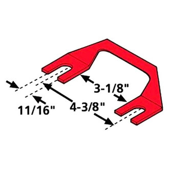 Specialty Products® - Dual Slot Alignment Toe/Thrust Shims