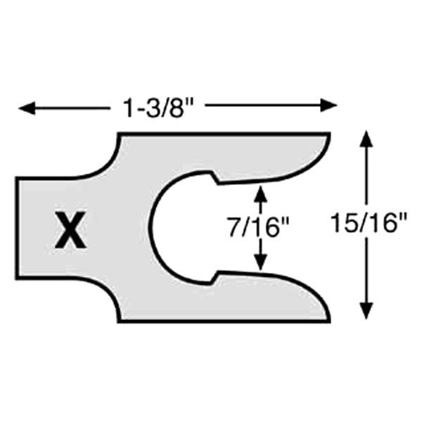 Specialty Products® - "X" Camber Shims