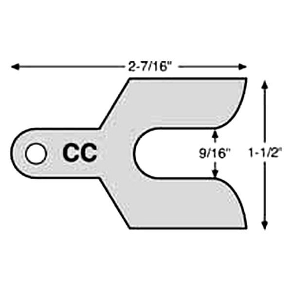 Specialty Products® - "CC" Camber Shims