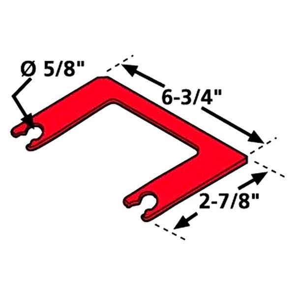 Specialty Products® 35071 Dual Slot Alignment Toe/Thrust Shims