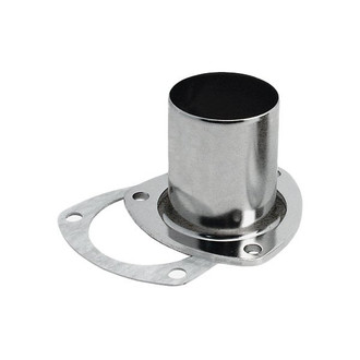 Spectre Performance® - 304 SS Nickel plate Exhaust Header Reducer (3" Inlet, 2.5" Outlet, 2.5" Length)