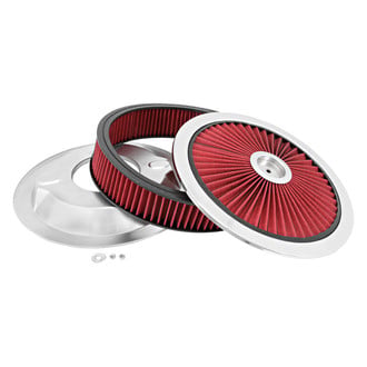 Spectre Performance® - ExtraFlow® Round Red Air Cleaner Assembly (5.125" ID)