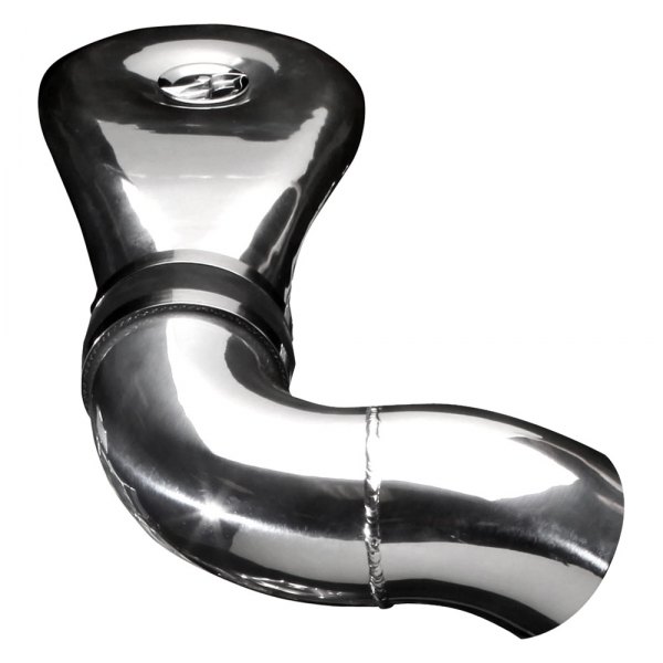 Spectre® 752 Low Profile Single Inlet Driver Side Aluminum Polished Air Intake Plenum With 45 0463