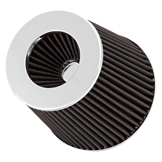 Spectre Performance® - Multi-Fit Round Tapered Black Air Filter (4", 3.5", 3" F x 6" B x 4.75" T x 6.719" H)
