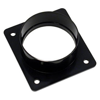Spectre Performance® 8148 - Black Intake Tube/Duct Mounting Plate (4" OD x 0.969" L)