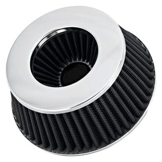 Spectre Performance® - Multi-Fit Round Tapered Black Air Filter (4", 3.5", 3" F x 6" B x 4.75" T x 2.625" H)