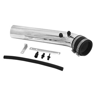 Spectre Performance® 8219 - Aluminum Clear Anodized Air Intake Tube (3" OD x 17" L)