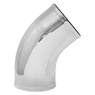 Spectre Performance® - ABS Chrome Air Intake Tube without Collar Clamp (3" OD x 6.25" L)