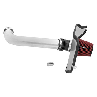 Spectre Performance® - Driver Side Aluminum Polished Cold Air Intake System with HPR® Red Filter