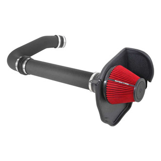 Spectre Performance® - Aluminum Textured Black Cold Air Intake System with HPR® Black Filter